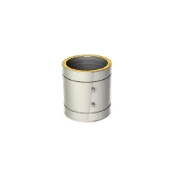 élément droit de 330 mm - conduit de fumée double paroi isolé