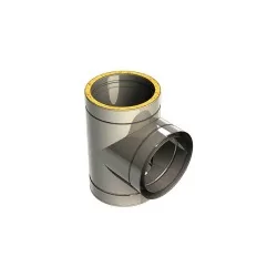 té 87 - conduit de fumée double paroi isolé