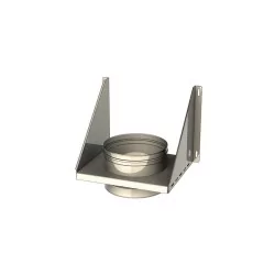 support mural ajustable - conduit de fumée simple paroi