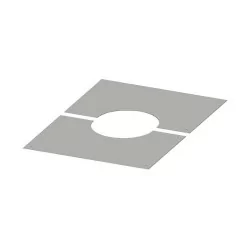 tôle de finition - accessoire conduit de fumée