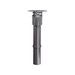 terminal vertical finition inox - conduit concentrique pour chaudière