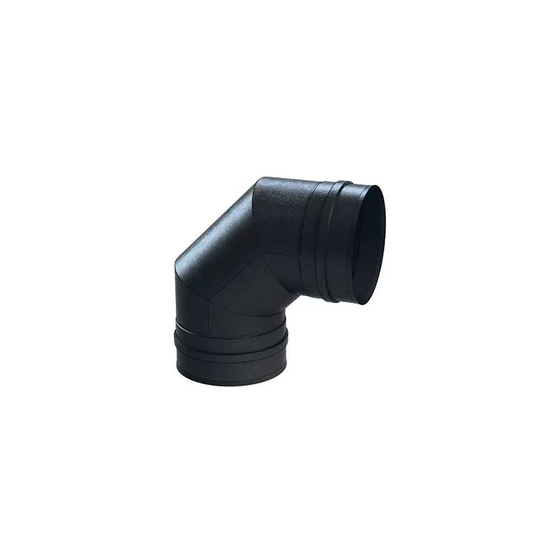 Coude Diamètre 80 Mm Noir Fumée (neuf, Ventilation)