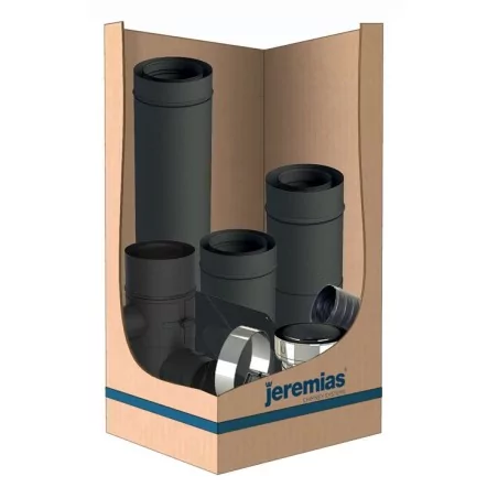 Kit twin biomass départ tubage pour raccordement concentrique poêle à granulés Kit twin biomass départ tubage pour raccordement concentrique poêle à granulés