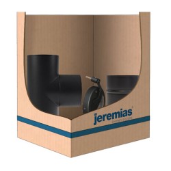 Kit stabilisateur de tirage pour conduit de fumée acier émaillé 0.8 mm