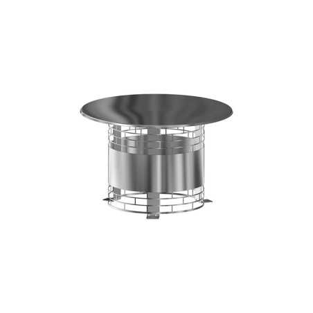 Chapeau pare-pluie avec protection anti-volatile pour tubage flexible Jeremias