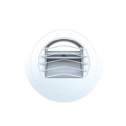 Bouche d'extraction Alizé auto cuisine à double débit