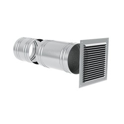 Prise d'air en façade avec traversée murale - VMC Ekkoair